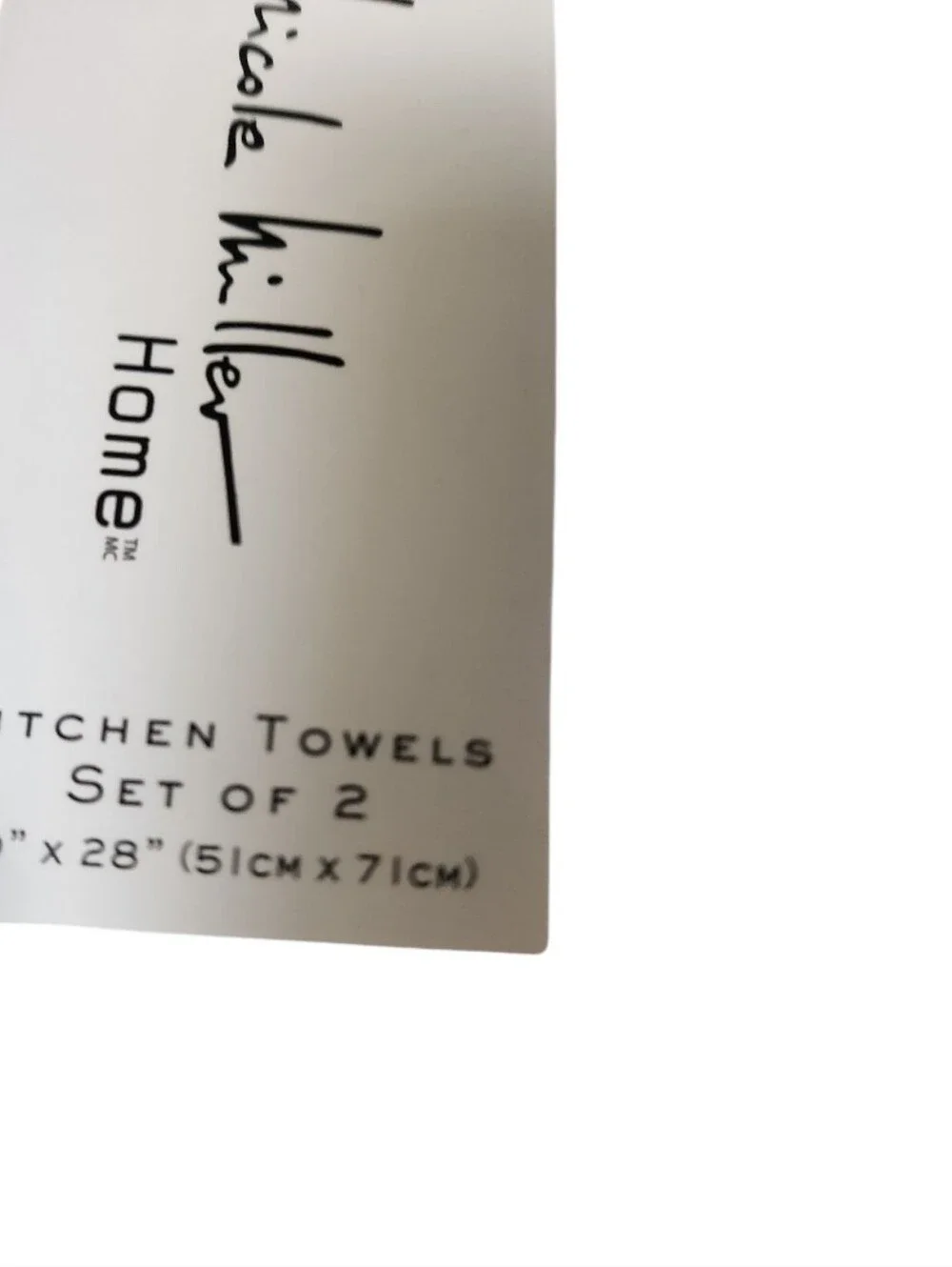 Nicole Miller Kitchen Towel Set Nwt